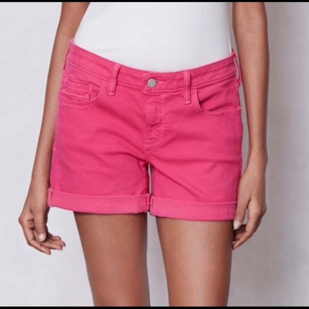 Pilcro by Anthropologie pink denim shorts
